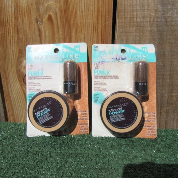 2 Brand New Maybelline Mineral Power Powder Foundation 920 Nude .28 oz - Picture 1 of 6